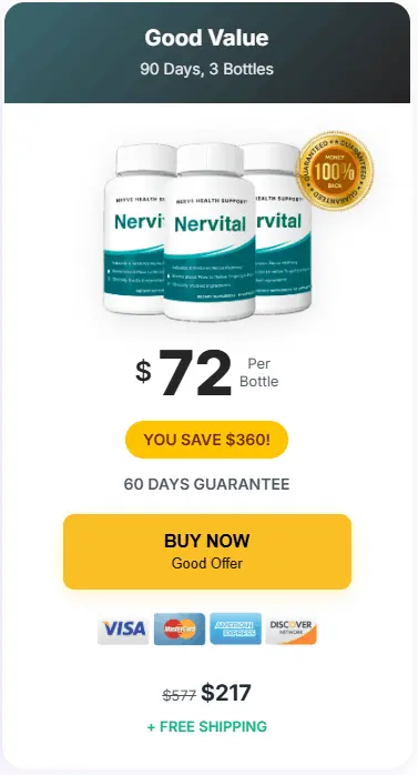 Buy NerVital 3 Bottle